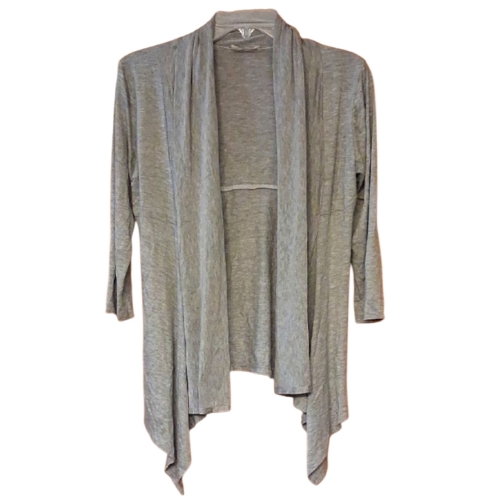Prospect BLVD Gray Open Front Cardigan Sweater Size Small